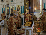 Преосвященнейший Дионисий, епископ Россошанский и Острогожский, возглавил торжества в честь 20-летия Свято-Ильинского кафедрального собора г. Россошь