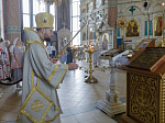 В день памяти Всех святых, в земле Российской просиявших, епископ Дионисий совершил Литургию в Ильинском кафедральном соборе города Россошь