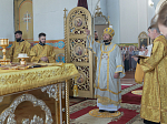 Правящий Архиерей совершил Божественную литургию в храме святых апостолов Петра и Павла с. Репьевка