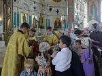 В день памяти Всех святых, в земле Российской просиявших, епископ Дионисий совершил Литургию в Ильинском кафедральном соборе города Россошь