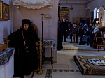 В среду первой седмицы Великого поста епископ Дионисий совершил повечерие с чтением Великого канона прп. Андрея Критского в Костомаровском Спасском монастыре