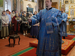 В праздник Благовещения Пресвятой Богородицы епископ Россошанский и Острогожский Дионисий совершил Божественную литургию в храме Вознесения Господня города Калач