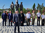 Настоятель храма Рождества Пресвятой Богородицы города Россошь принял участие в митинге и возложении 