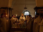В праздник Крещения Господня Преосвященнейший Дионисий, епископ Россошанский и Острогожский, совершил Литургию в храме иконы Божией Матери «Казанская» города Павловска