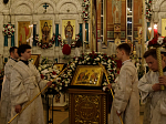 В праздник Светлого Христова Воскресения глава Россошанской епархии возглавил торжественное богослужение в Свято-Ильинском кафедральном соборе г. Россоши
