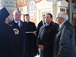 Губернатор и вице-спикер Госдумы проинспектировали ход реставрации Свято-Ильинского кафедрального собора г. Россоши