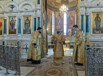 В день памяти апостола Андрея Первозванного епископ Дионисий возглавил богослужение в Свято-Ильинском кафедральном соборе города Россошь