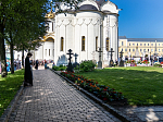 В день памяти прп. Сергия Радонежского Правящий Архиерей Россошанской епархии сослужил Предстоятелю Русской Церкви за Литургией в Троице-Сергиевой лавре