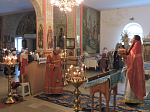 Молебен о страждущих недугом винопития в Сретенском храме Острогожска