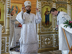 Правящий Архиерей возглавил торжественное богослужение в Свято-Троицком храме села Лозовое Верхнемамонского района