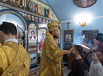 Правящий Архиерей возглавил воскресное богослужение в храме Рождества Пресвятой Богородицы города Россошь
