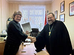 Между Приходом Михайловского храма и МКОУ СОШ №8 города Острогожска подписано соглашение о сотрудничестве в сфере образования