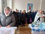 Праздничное богослужение и чин Великого освящения воды на приходах села Верхний Мамон и Дерезовка