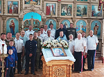 Казаки Северо‑Донского округа приняли присягу в Преображенском храме поселка Заболотовка