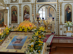 Правящий Архиерей совершил Божественную литургию в храме святых апостолов Петра и Павла с. Репьевка