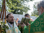 В праздник Святой Троицы Правящий Архиерей совершил Литургию в Свято-Троицком храме г. Россоши