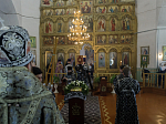 Епископ Дионисий совершил Литургию Преждеосвященных Даров в храме святителя Тихона, епископа Воронежского, Задонского чудотворца села Шубное Острогожского района