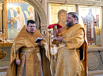 В день памяти священномученика Петра, архиепископа Воронежского, епископ Россошанский и Острогожский Дионисий сослужил митрополиту Воронежскому и Лискинскому Сергию за богослужением в Алексиево-Акатовом монастыре