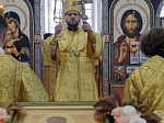 Архипастырь возглавил торжественное богослужение в день престольного праздника храма апостола и евангелиста Иоанна Богослова села Гороховка Верхнемамонского района