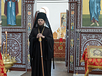 Преосвященнейший епископ Дионисий совершил Божественную литургию в Белогорском мужском монастыре