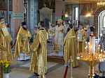 В праздник Крещения Руси епископ Дионисий совершил Божественную литургию в Свято-Ильинском кафедральном соборе города Россоши