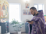 В пятницу 3-й седмицы Великого поста епископ Дионисий совершил Литургию Преждеосвященных Даров в Троицком храме с. Елизаветовка
