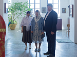 Преосвященнейший епископ Дионисий совершил Божественную литургию в Георгиевском храме села Манино Калачеевского района