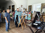 В Казанском храме села Покровка встретили казачий крестный ход с иконой Божией Матери «Избавительница от бед»