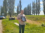  У поклонного креста в поселке Каменка состоялся традиционный братский молебен с акафистом
