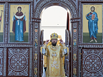 Епископ Дионисий совершил воскресное богослужение в Воскресенском соборном храме Белогорского мужского монастыря