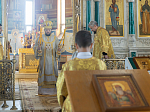 В праздник Крещения Руси епископ Дионисий совершил Божественную литургию в Свято-Ильинском кафедральном соборе города Россоши