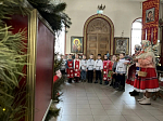 В Рождественские святочные дни воспитанники Митрофановского детского сада посетили храм