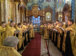 Глава Воронежской митрополии совершил молебен на Новолетие в Благовещенском кафедральном соборе