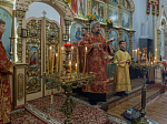 В день памяти сщмч. Евгения Попова епископ Дионисий совершил Божественную литургию в Преображенском храме села Заболотовка в месте служения святого