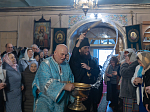 Архипастырь возглавил торжественное Богослужение в храме Покрова Пресвятой Богородицы города Павловска