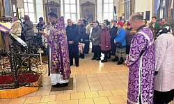 В День памяти 40 Севастийских мучеников совершено праздничное богослужение в храме святого мученика Иоанна Воина города Богучар