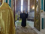 В канун праздника Всех святых, в земле Российской просиявших, Архипастырь совершил всенощное бдение в Ильинском кафедральном соборе Россоши