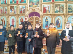 Ученики Марьевской СОШ посетили Преображенский храм села Заболотовка