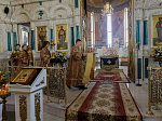 Преосвященнейший Дионисий, епископ Россошанский и Острогожский, возглавил торжества в честь 20-летия Свято-Ильинского кафедрального собора г. Россошь