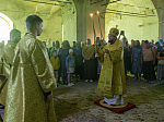 В праздник Крещения Руси Правящий Архиерей совершил Литургию в храме Покрова Пресвятой Богородицы села Ливенка Павловского благочиния