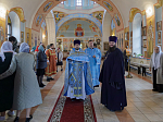 Правящий Архиерей совершил Божественную литургию в храме Покрова Пресвятой Богородицы села Осиковка Кантемировского района