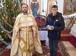 Клирик Богучарского благочиния поздравил юных жителей Кантемировского района с Рождеством Христовым