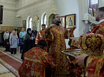 Епископ Россошанский и Острогожский Дионисий совершил Божественную литургию в Костомаровском епархиальном монастыре