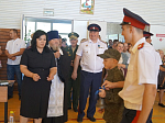 В Верхнемамонском казачьем кадетском корпусе в селе Гороховка отметили День знаний