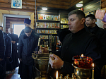 Епископ Дионисий совершил благодарственный молебен в храме святителя Серафима (Соболева), архиепископа Богучарского, Софийского чудотворца, в городе Богучаре