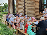 В храма Сошествия Святого Духа с. Петренково настоятель встретился с маленькими прихожанами