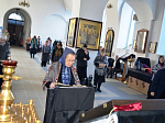 В Казанском храме города Павловска соборно совершена Литургия Преждеосвященных Даров