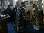 В среду 2-й седмицы Великого поста епископ Дионисий совершил Литургию Преждеосвященных Даров в Казанском храме пгт. Каменка