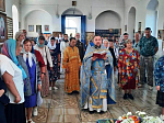 В праздник Успения Пресвятой Богородицы в двух храмах Богучарского благочиния молитвенно отметили престольное торжество