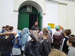 Воспитанники пришкольного лагеря Петропавловской школы посетили храм святых апостолов Петра и Павла
